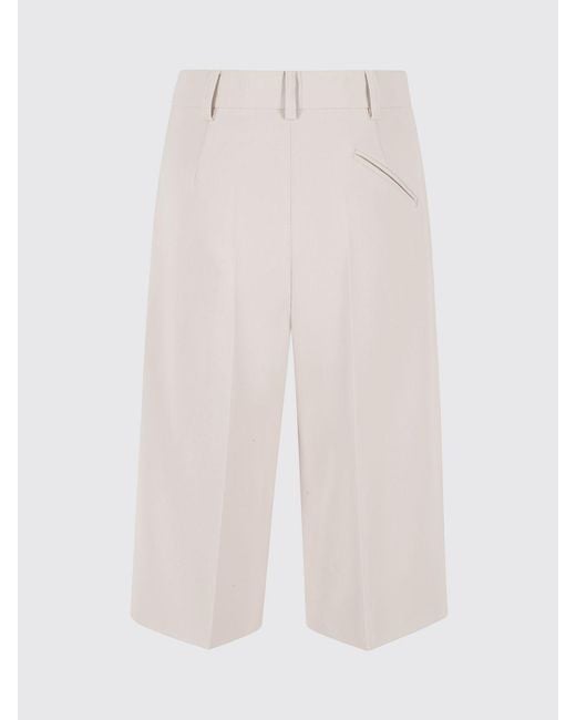 FEDERICA TOSI Natural Knee Length Tailored Shorts