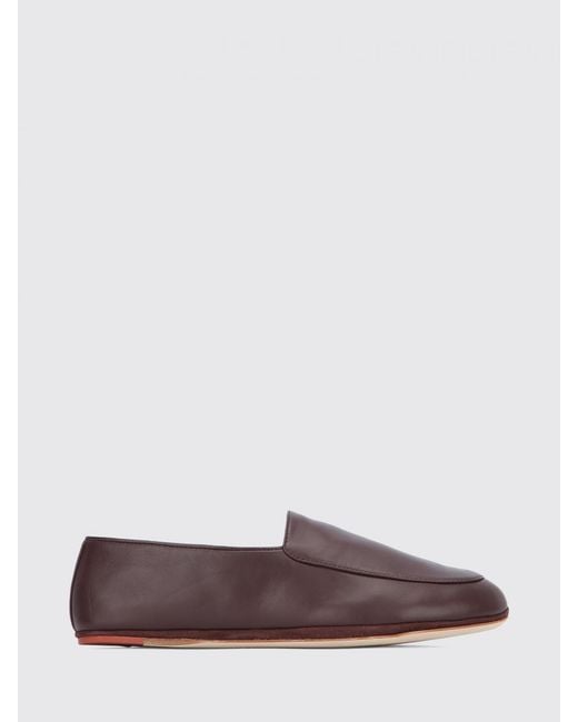 Loro Piana Brown Leather Loafers