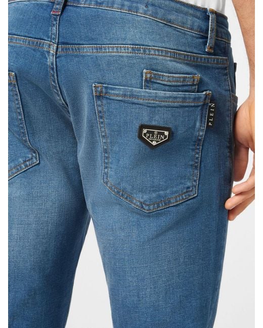 Philipp Plein Blue Slim Fit Skinny Jeans for men
