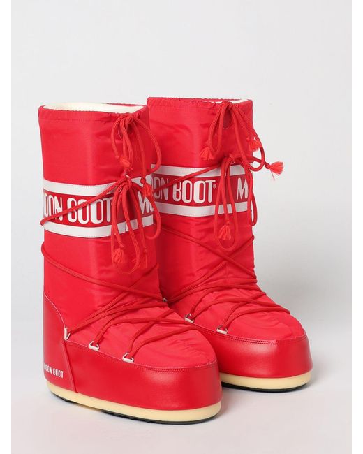 Moon Boot Red Icon for men