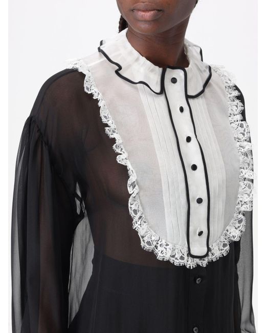 Top e bluse di Dolce & Gabbana in Black