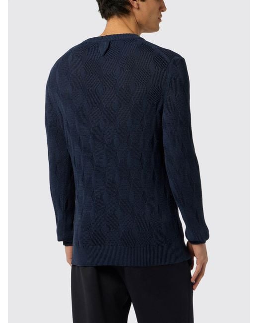 Billionaire Blue Silk And Cotton Crewneck Sweater for men