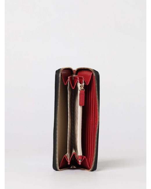 Liu Jo Gray Caliwen Xl Grained Faux Leather Wallet