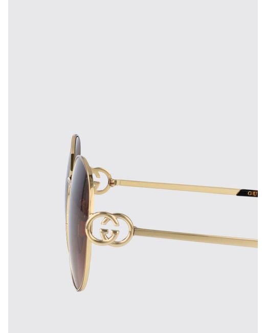 Gucci Brown Gg2047S Metal Sunglasses