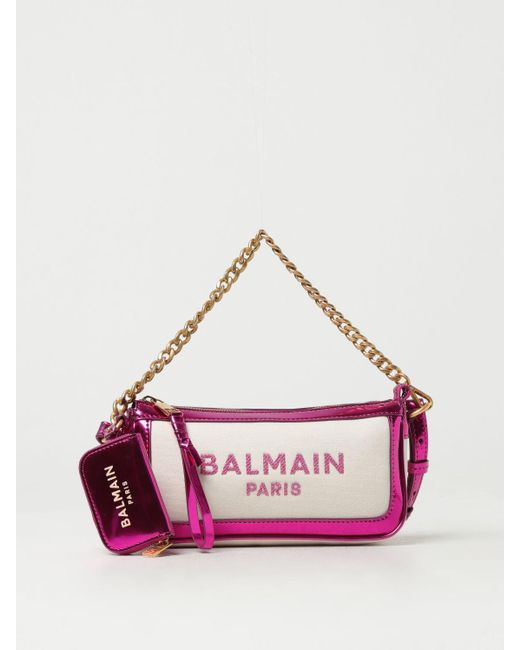 Balmain Shoulder Bag in Pink Lyst