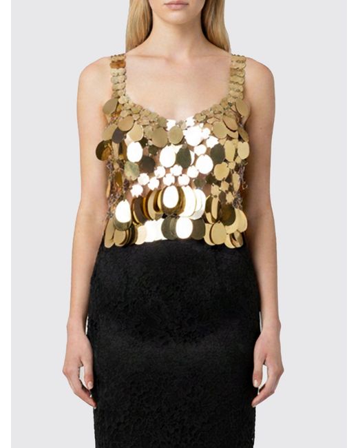 Rabanne Black Sequin Top
