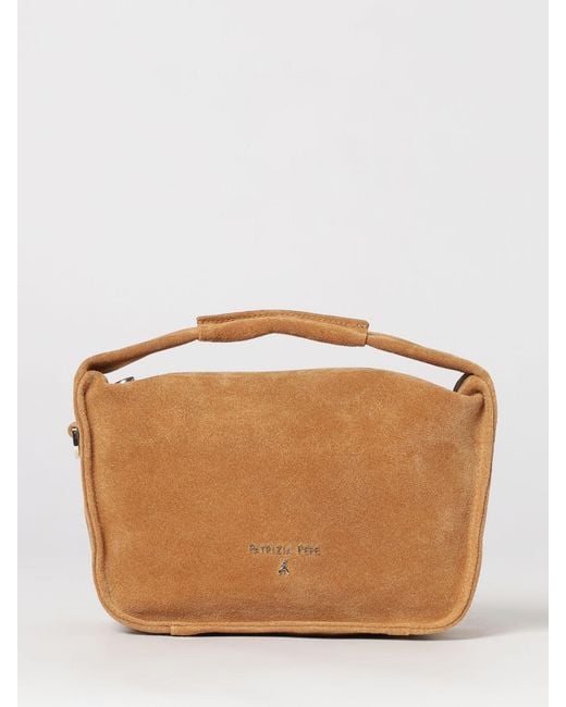 Patrizia Pepe Brown Suede Bag