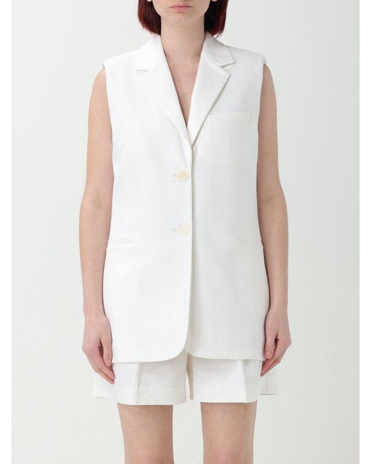Michael Kors White Waistcoat
