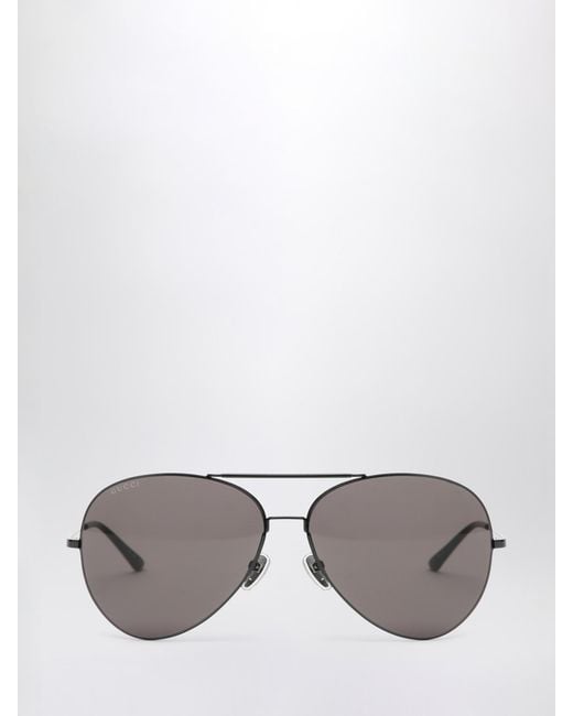 Gucci Multicolor Pilot Metal Sunglasses for men