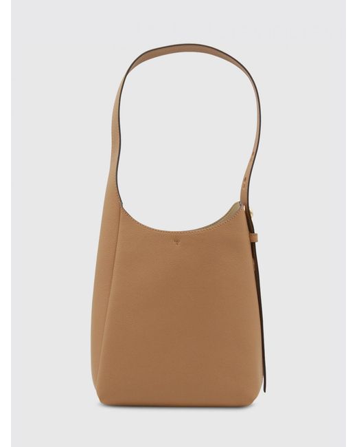 Tory Burch Brown Romy Grained Leather Hobo Bag