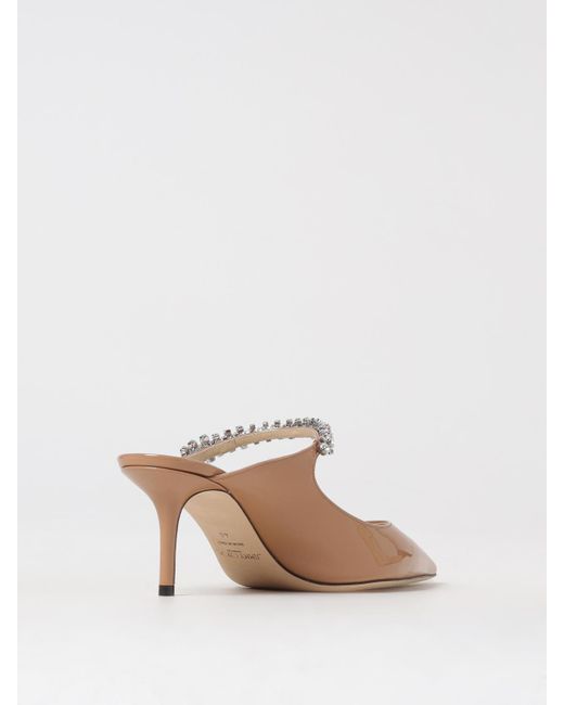 Mules Bing di Jimmy Choo in White