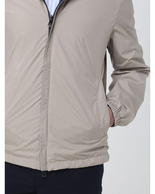 Paul & Shark Blue Paul &Amp Shark Reversible Technical Fabric Jacket for men