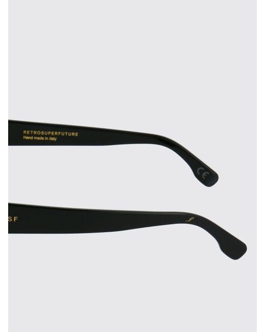 Retrosuperfuture Black Acetate Sunglasses for men