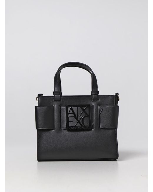 Sac Porté Épaule Femme ARMANI EXCHANGE en coloris Black
