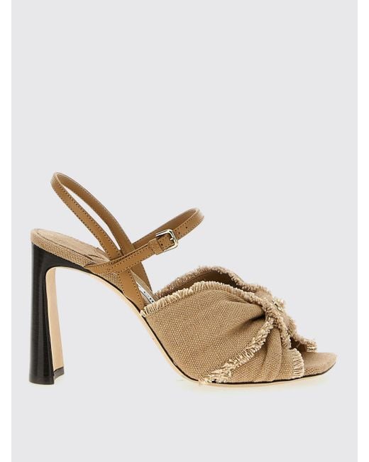 Jimmy Choo Metallic Flat Sandals