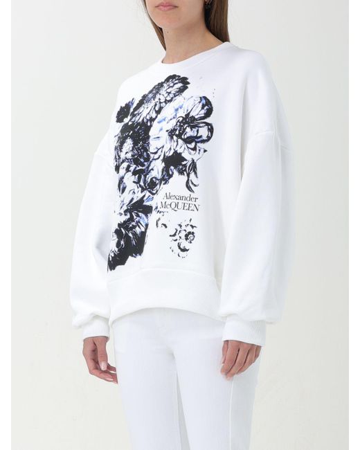 Sweat-shirt Alexander McQueen en coloris White