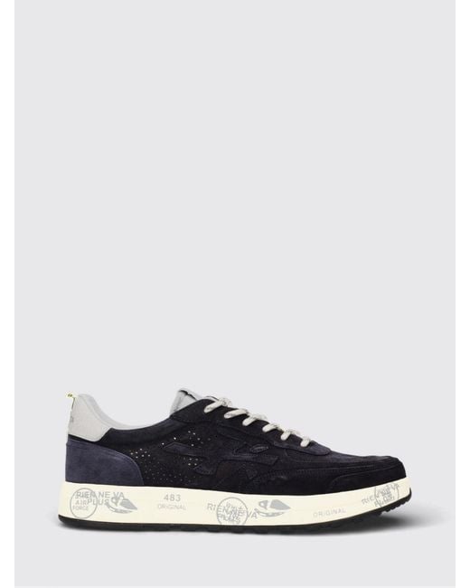 Premiata White Nous Sneakers for men