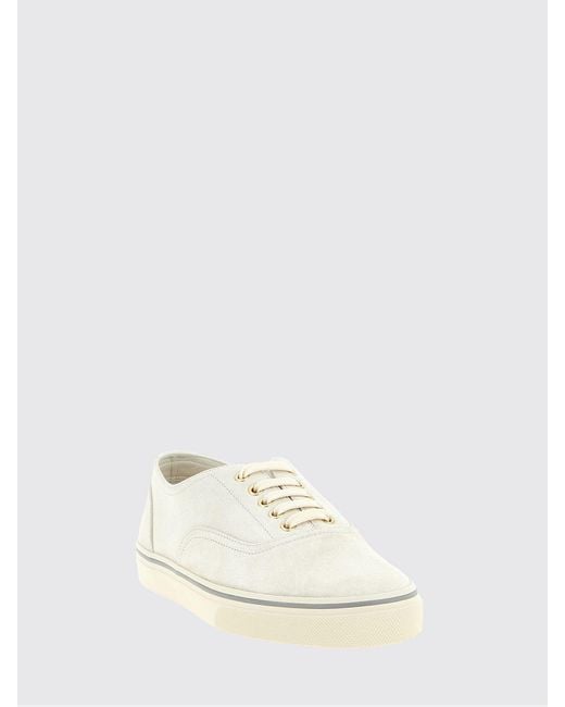 Brunello Cucinelli Natural Suede Sneakers for men
