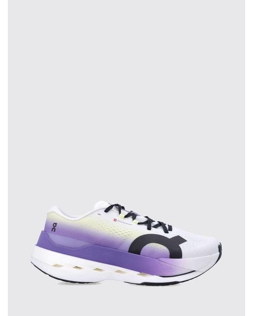 On Shoes Purple Mesh Cloudboom Max On Sneakers for men