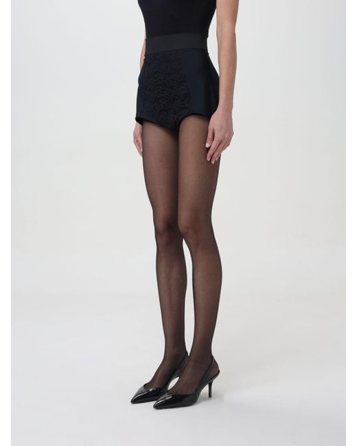 Pantaloncino in raso di Dolce & Gabbana in Black