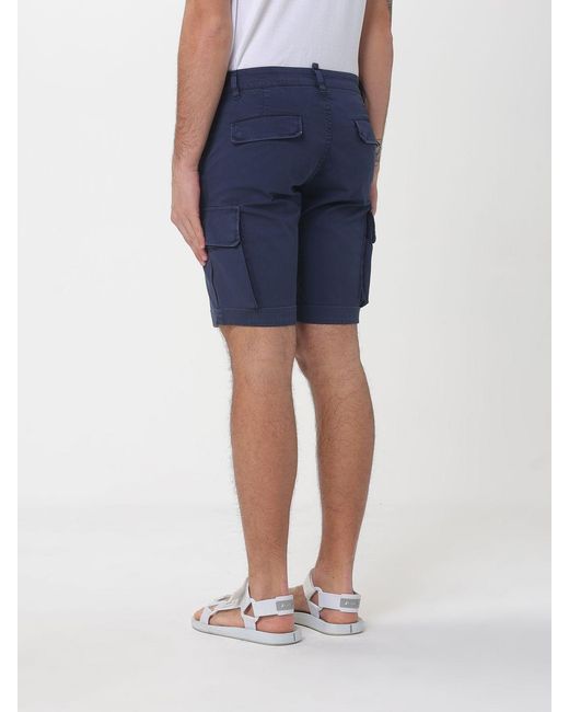 Mason's Blue Cargo Shorts for men