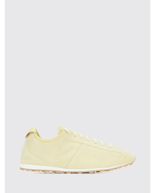 Jacquemus Natural Les Tennis Suede Calfskin Low Top Sneakers for men