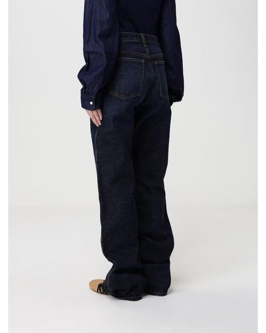 Khaite Blue Straight Jeans