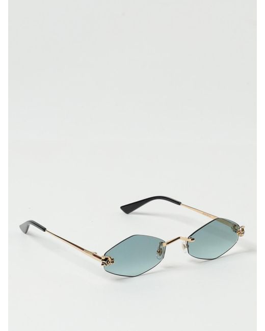 Cartier Green Metal Sunglasses