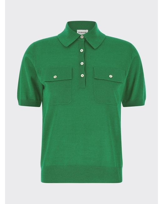 P.A.R.O.S.H. Green Polo Shirt P.A.R.O.S.H