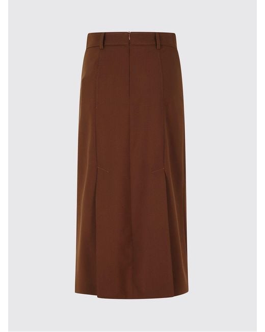 Semicouture Brown Skirt