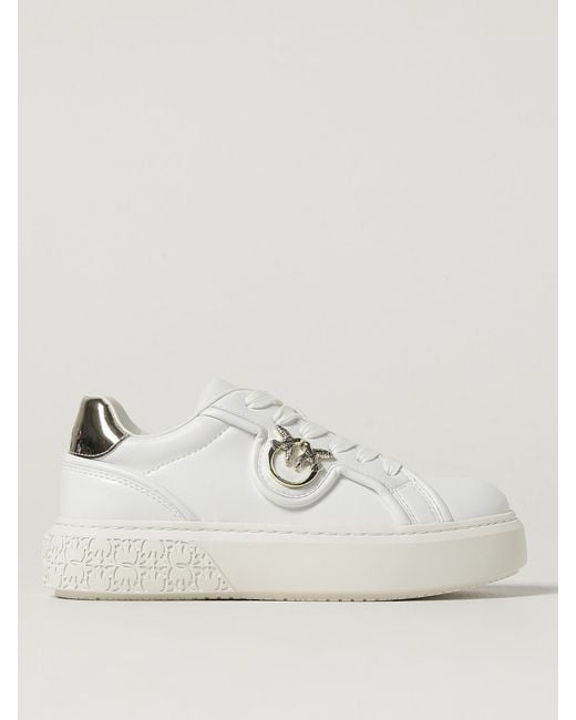 Pinko Natural Yoko 06 Leather Sneakers