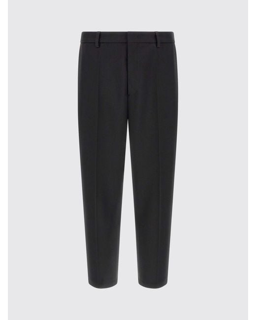 Jil Sander Black Polyester Tailored Trousers for men