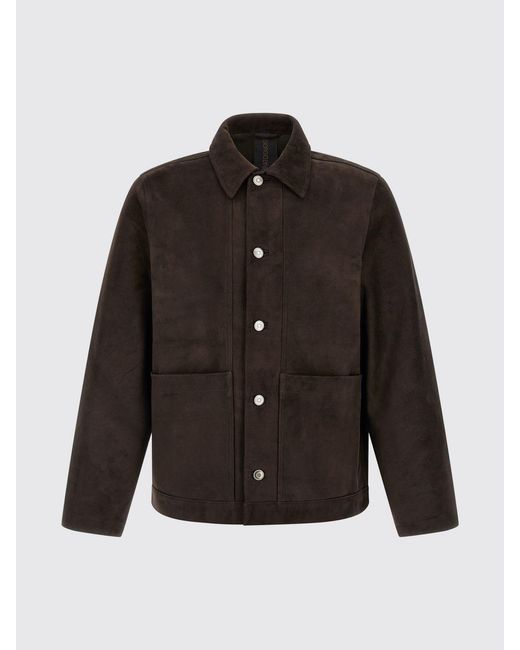 Giorgio Brato Black Suede Shirt Jacket for men