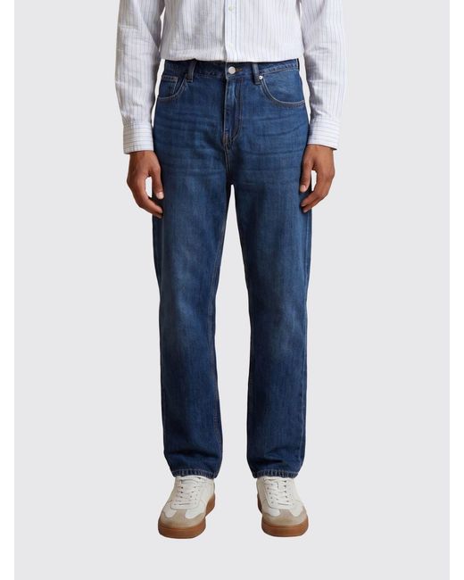 Vaqueros Rectos Regular Fit De Denim De Algodón La Martina de hombre de color Blue