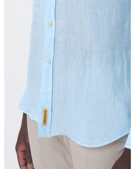 Camicia Basic di B.D. Baggies in Blue da Uomo