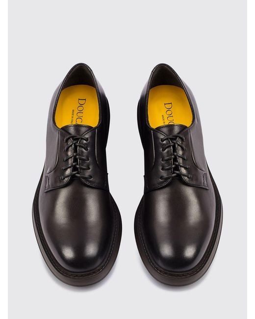Doucal's White Brogue Shoes for men