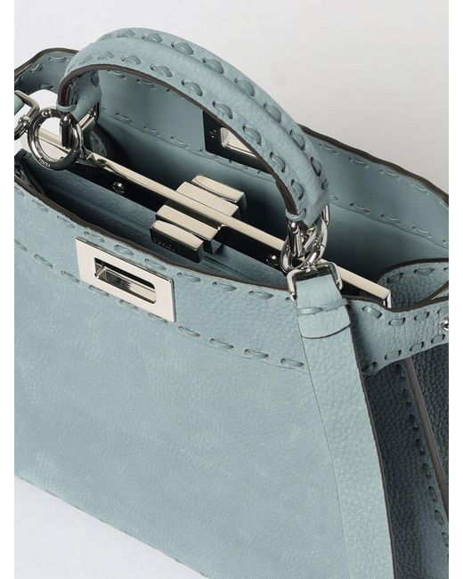 Fendi Blue Peekaboo Iseeu Small Bag