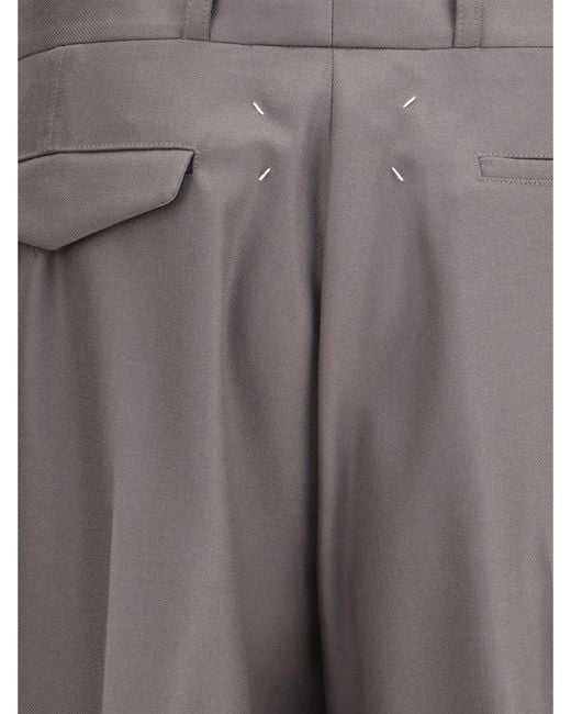 Maison Margiela Gray Pants for men