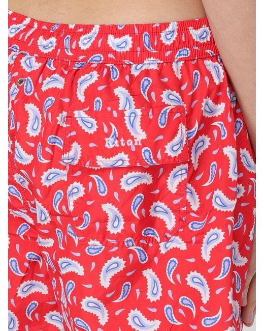 Kiton Bademode Herren in Red für Herren