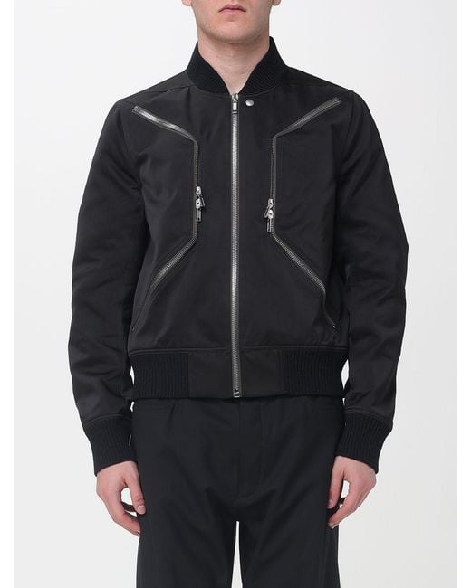 Rick Owens Black Heizer Bomber Jacket for men