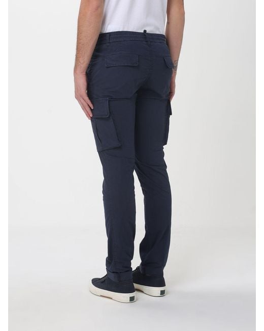 Mason's Blue Cargo Trousers for men
