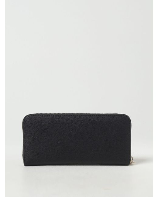 Just Cavalli Black Ziparound Wallet With Logo