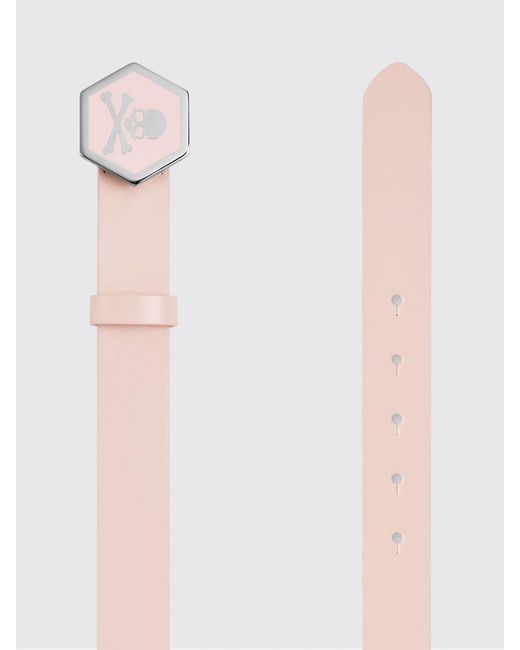 Philipp Plein Pink Belt