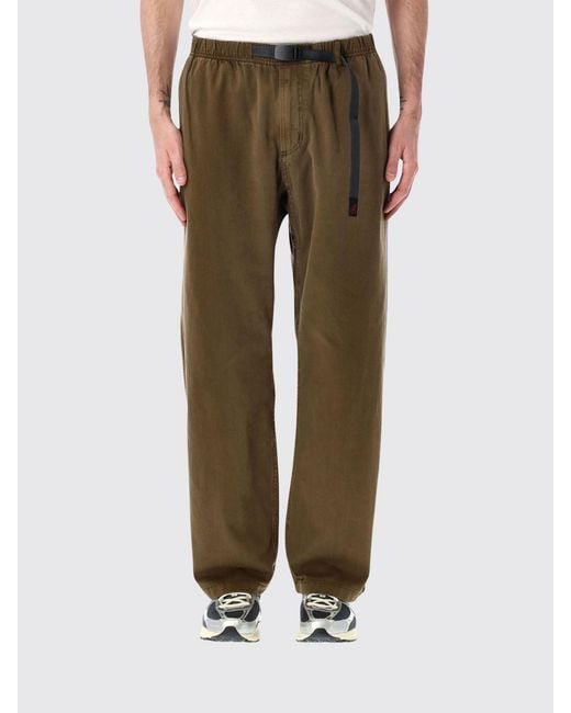 Gramicci Green Cotton Trousers for men