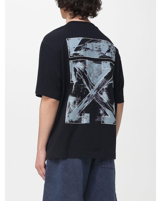 Off-White c/o Virgil Abloh Black Crew-Neck T-Shirt for men