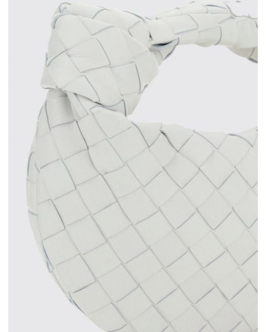 Bottega Veneta White Shoulder Bag
