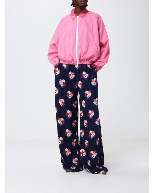 Fendi Pink Viscose Bomber Jacket