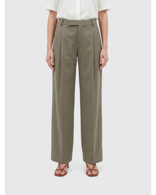 FEDERICA TOSI Green Cady Tailored Trousers