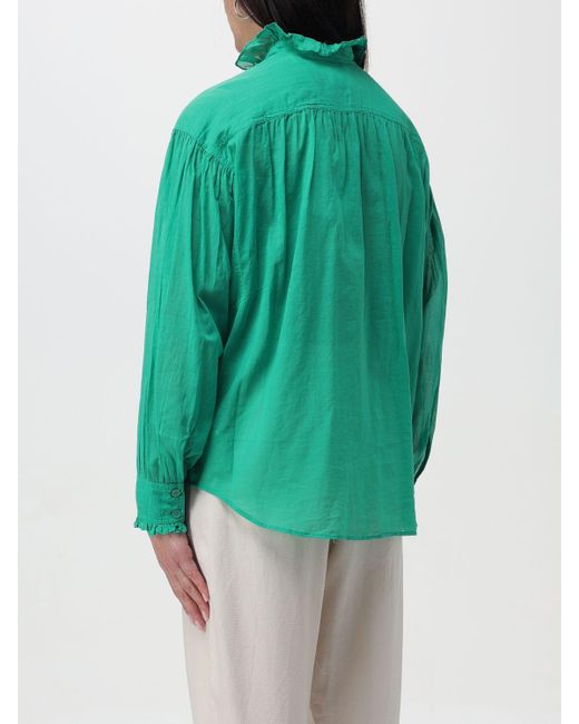 Blusa in cotone di Isabel Marant in Green