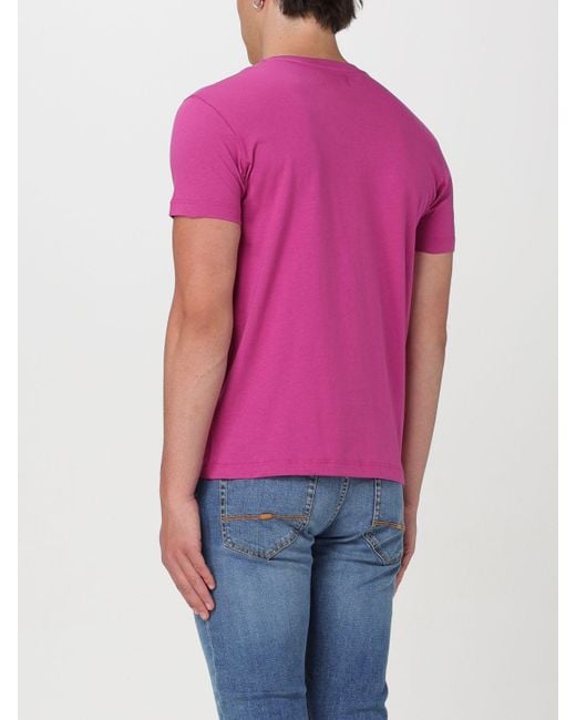 T-shirt in cotone con logo di Vilebrequin in Purple da Uomo